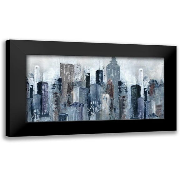 Robinson, Carol 14x9 Black Modern Framed Museum Art Print Titled - City Mood