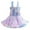 Purple, variant on Mercatoo Toddler Baby Girl Flower Dress Tulle Princess Rainbow Dress First 𝗖ommunion Birthday P𝐚rty Pageant Dresses