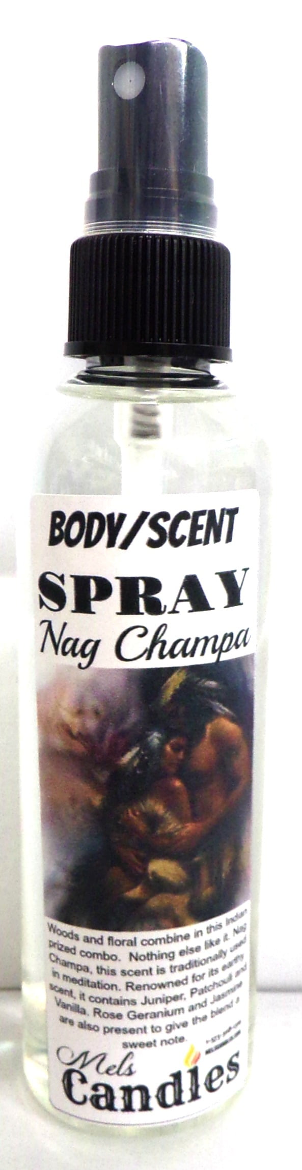 Nag Champa - 4 Ounce Bottle of  Body Spray / Room Spray / Scent Spray