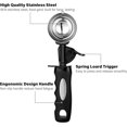thumbnail image 4 of Small Cookie Scoop Set - Include TSP Cookie Dough Scoops Ice Cream Scoopers Stainless Steel Cookies Scoops for Baking Good Soft Grips Quick Trigger Release, 4 of 8