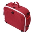 thumbnail image 2 of Moisés de viaje para bebé Moisés plegables portátiles Bolsa de transporte Cama de moisés Cápsula de viaje ligera Cama de viaje infantil con red y dosel Rojo, 2 of 5
