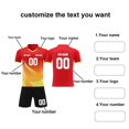 thumbnail image 4 of Custom Football Kit Set for Adult and Child, Name Number Team Logo DIY Family Match Personalized Jersey Shirt Shorts Set, Dad and Son Matching Outfits Red XXL, 4 of 6