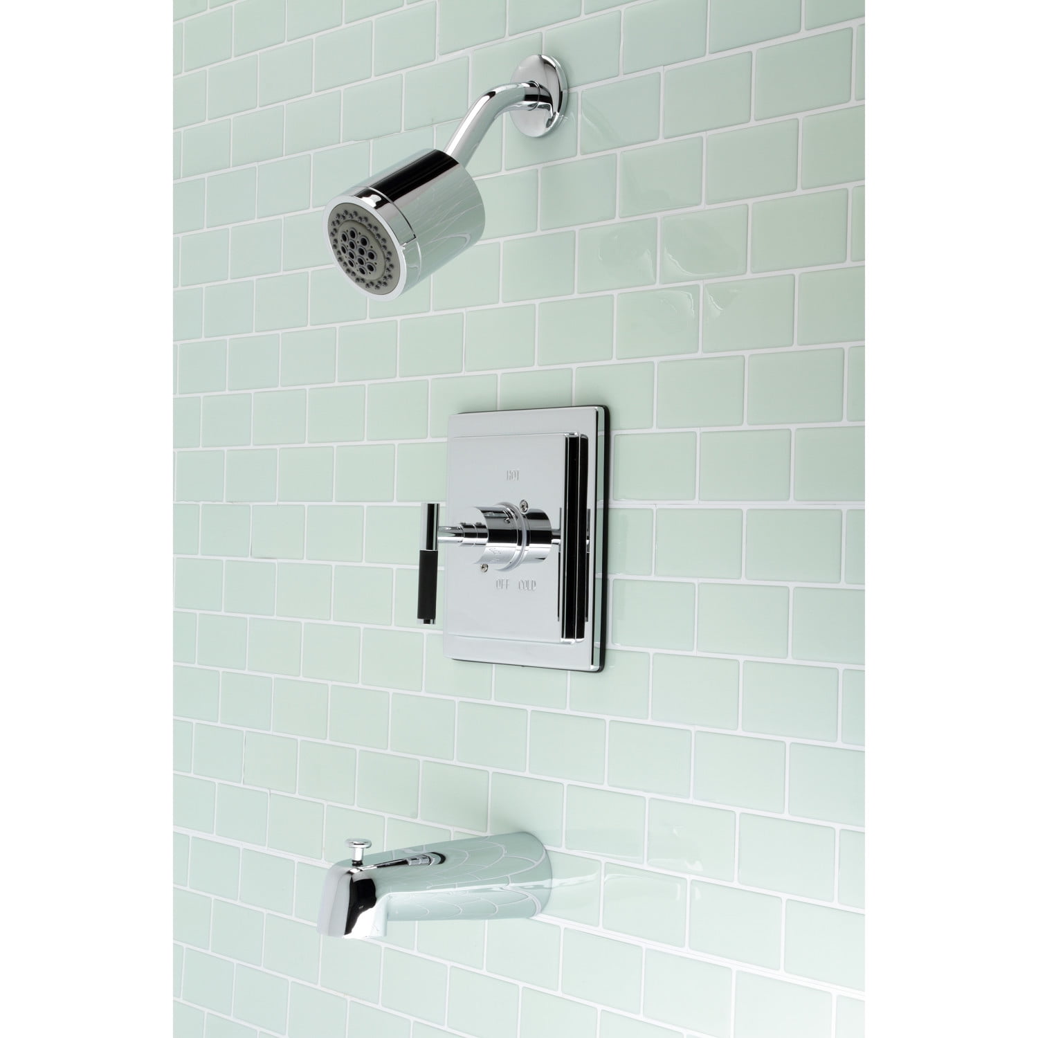 Kingston Brass KB4651CKL Kaiser Single-Handle Tub and Shower Faucet, Polished Chrome