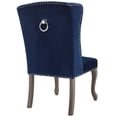 thumbnail image 4 of Modway Apprise French Vintage Dining Performance Velvet Side Chair in Navy, 4 of 6