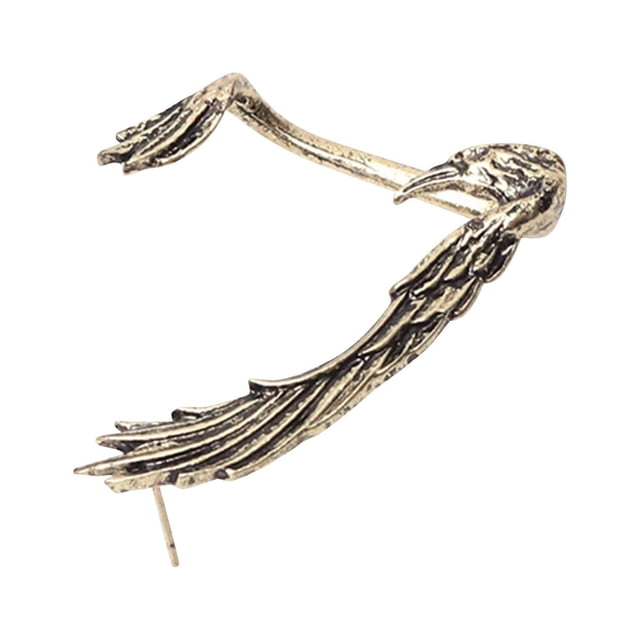 European And American Fashion Gothic Punk Black Crow Earrings