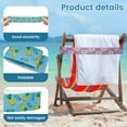 thumbnail image 5 of Towel Bands 10-Pack, No Snapping Windproof Towel Straps, Rubber Towel Band Chair Clips, Towel Holder for Lounge Beach, Pool& Cruise Ship Chairs, 5 of 7
