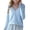 Light Blue, variant on BXJX Girls Cardigan Sweaters Size 6, Button Down Casual Long Sleeve V Neck Fall Knit Layering Tops