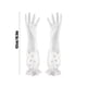 thumbnail image 3 of Guantes largos para fregar platos | Guante de limpieza de cocina de goma duradero | Accesorio impermeable para la lavandería doméstica | Diseño elegante, muñeca plisada | Blanco/Azul/Rosa, 3 of 6