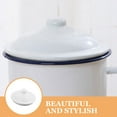 thumbnail image 4 of Enamel Mug Lid Tea Replacement Round Milk Cup Cover 1 Piece Enamel Cup Accessory, 4 of 6