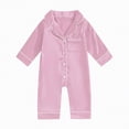 thumbnail image 2 of JUMEYU Baby Clothes Newborn Baby Boy Fall Winter Outfit Bear Long Sleeve Sweater Romper Jumpsuit One Piece Clothes 0 3 6 9 12 18 24 Months (Pink,3-6 Months), 2 of 4