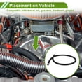 thumbnail image 2 of Unique Bargains Universal 3ft 5/16"ID 0.59"OD Fuel Line Hose Vacuum Hose Automotive Fuel Hose NBR Rubber,Nylon Braided 1 Pcs, 2 of 7