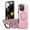 Pink, variant on Allytechgroup For Apple iPhone 14 Pro Magnetic Case Cover with Kickstand, [Compatible with Magsafe] Anti-Scratch Ring Holder Bumper Drop Protection Phone Case for iPhone 14 Pro, Blue