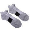 thumbnail image 2 of Chaussettes Douces Anti-Transpiration pour Hommes pour la Course au Basket-Ball (Gris), 2 of 8