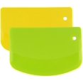thumbnail image 1 of 2Pcs Dough Scraper Plastic Dough Cutter Bench Scraper Dough Bowl Spatula Multipurpose Food Scrappers Kitchen Tool for Dough, Pastry, Pizza, Bread, Baking Cake Fondant Icing and More, 1 of 7