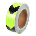 thumbnail image 1 of 1 rollo de cinta reflectante de seguridad fluorescente, cinta de advertencia, tira reflectante de seguridad, 1 of 6