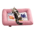 thumbnail image 4 of Tapete de enfriamiento para perros - Tapete de enfriamiento impermeable para perros - Tapete fresco para mascotas para gatos pequeños - Rosa 52x42CM 10kg SM SunniMix Almohadillas de enfriamiento de animales, 4 of 8