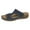 Blue, variant on Bmisegm Ladies Summer Solid Colour Flowers Hollow Breathable Slope with Thick Bottom Large Size Sandals Slippers Sandals Women Summer Brown 8