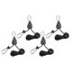 thumbnail image 2 of 4pcs Heavy Duty Adjustable Grow Light Hangers, Multi Function Rope Clip Supports Up to Tear Resistant, 2 of 3