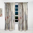 thumbnail image 2 of Designart 'Love Couple in Paris III' Romantic Curtain Panel, 2 of 5