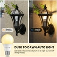 thumbnail image 3 of DAYBETTER Dusk to Dawn Light Bulbs Outdoor 60 Watt Equivalent, Automatic On/Off Sensor LED Light Bulb, 9W Soft White 2700K, 800Lumen, A19 E26 Bulbs,4pack., 3 of 6