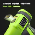 thumbnail image 2 of Cordless Hot Glue Gun with 2.0Ah Battery & Charger, Green, 2 of 10
