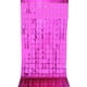 thumbnail image 1 of Nvzi Paquete de 2 cortinas de fondo de papel de aluminio de 39,37 x 78,74 pulgadas, serpentinas de oropel para decoraciones de fiesta de cumpleaños,fiesta de discoteca, rosa, 1 of 4