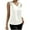 White, variant on Wyobmus Womens Summer Tank Tops V Neck Satin Blouse Sleeveless T Shirt Solid Color Business Casual Basic Tops S-2X Black