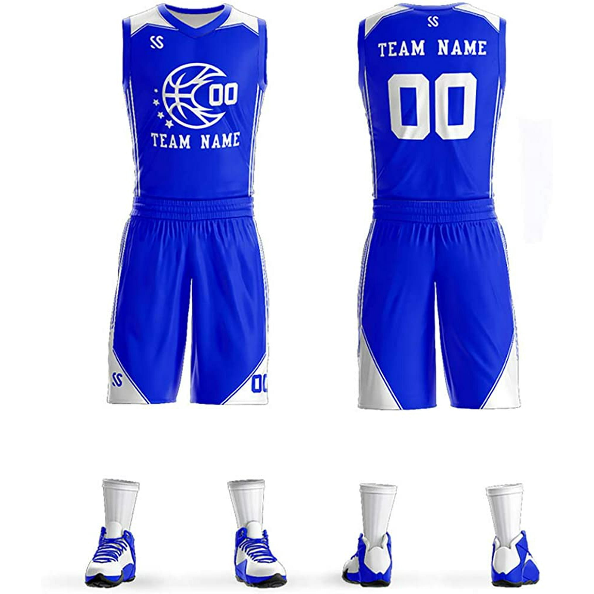  Custom Basketball Jersey Set Basketball Tank Tops and Short  Personalized Printed Team and Number Jerseys for Men/Women/Youth : Clothing,  Shoes & Jewelry