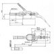 thumbnail image 5 of 4pcs Vertical Toggle Clamps GH-301AM Vertical Push-pull Clamps For Quickly Holding Down Sheet Metal Hand Clip For Woodworking, 5 of 5
