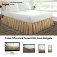 thumbnail image 4 of SGI Bedding 10 Inch Ruffled Bed Skirt | Microfiber Bed Skirt | Fade Resistant, Wrinkle Free, Anti-static, Decorative, Extra Storage Space, Clutter-Free |King, Taupe, 4 of 8