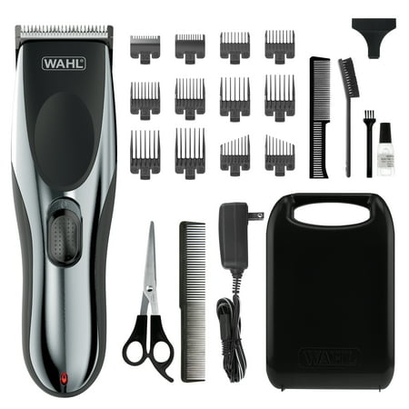 Wahl Haircut & Beard Battery Cordless Trimmer Kit, Men or Women, 22pc, Black - 9639-2201