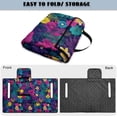 thumbnail image 6 of Whosucclay Colorful Floral Pattern Design Golf Cart Seat Cover Golf Cart Seat Covers, With Pockets 4 Pockets Club Car Seat Covers for Yamaha EZGO, 6 of 9
