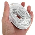 thumbnail image 5 of KAKOWELY cord phone Landline Telephone Extension Cord Telephone Cable Wire for Landline Telephone with RJ11/RJ14 6P4C Connector Plug for Office and Home 25FT, 5 of 5