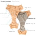 thumbnail image 3 of Couches en Tissu pour Adultes Excellente Absorption Anti-Fuite Taille G, Ajustables et Réutilisables, Orange, en Pur Coton, Adaptées aux Soins d'Incontinence des Personnes Âgées, 3 of 7