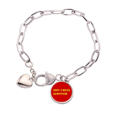 thumbnail image 1 of Pulsera de Cadena de Corazón Unbranded La de Suerte Joyería Moda, 1 of 3