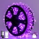 thumbnail image 1 of Cadena de luces JMEXSUSS, 50 m, 500 LED, color morado, 8 modos, resistente al agua, 1 of 7