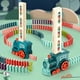 thumbnail image 4 of Juguete de tren de dominó eléctrico, tren de dominó automático con 60 piezas de bloques de dominó Juguetes interesantes para niños pequeños Juguetes educativos Juguetes apilables Regalos Kuyhfg Sin marca, 4 of 5
