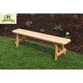 thumbnail image 2 of Red Cedar Traditional Backless Bench, 2 of 4