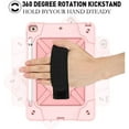 thumbnail image 2 of SOATUTO For iPad 9th 2021 Case Hybrid Shockproof Rugged Protection Cover with 360 Degree Kickstand/Hand Strap and Carrying Shoulder Strap For Apple iPad 9th 8th 7th Generation 10.2 inch -Rose Gold, 2 of 7