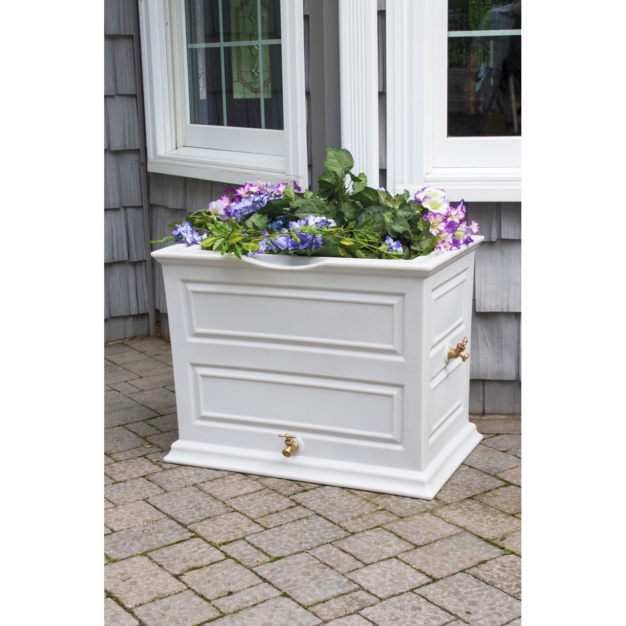 Good Ideas Savannah Elevated Garden Rain Saver - Cool Gray