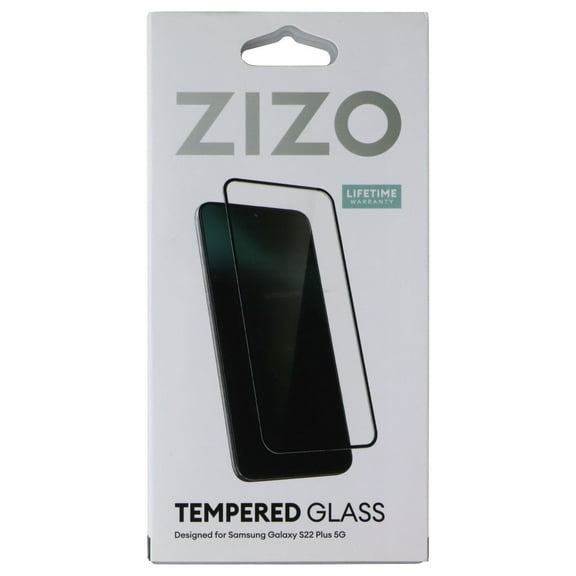 ZIZO Samsung Galaxy S22 Plus Tempered Glass with Anti Scratch Screen Protector in Black