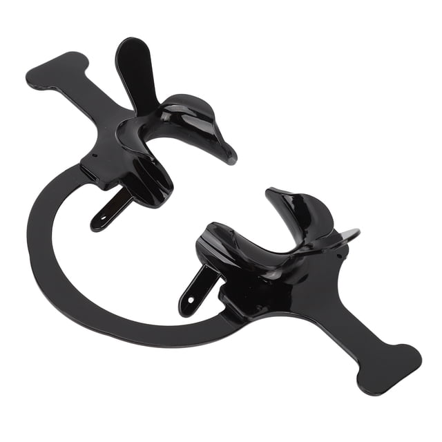 Retractor de labios mejillas, Retractor de mejillas dental negro Retractor de labios en forma de C Abridor de boca en forma de C Características de vanguardia