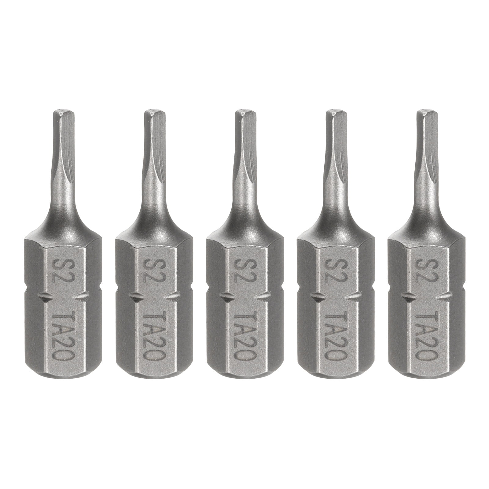 Uxcell 5pcs Magnetic Triangle Screwdriver Bit TA23 1/4