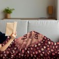 thumbnail image 3 of I Love You More Soft Flannel Fleece Blanket, Happy Valentine's Day Celebration Coffee and Love Theme with Hearts, Cozy Plush for Indoor and Outdoor Use, 70" x 90", Coral Peach Brown, by Ambesonne, 3 of 5