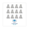 thumbnail image 2 of Boardwalk Pro Loop Web/Tailband Wet Mop Head, Rayon, #24 Size, White, 12/Carton, 2 of 8