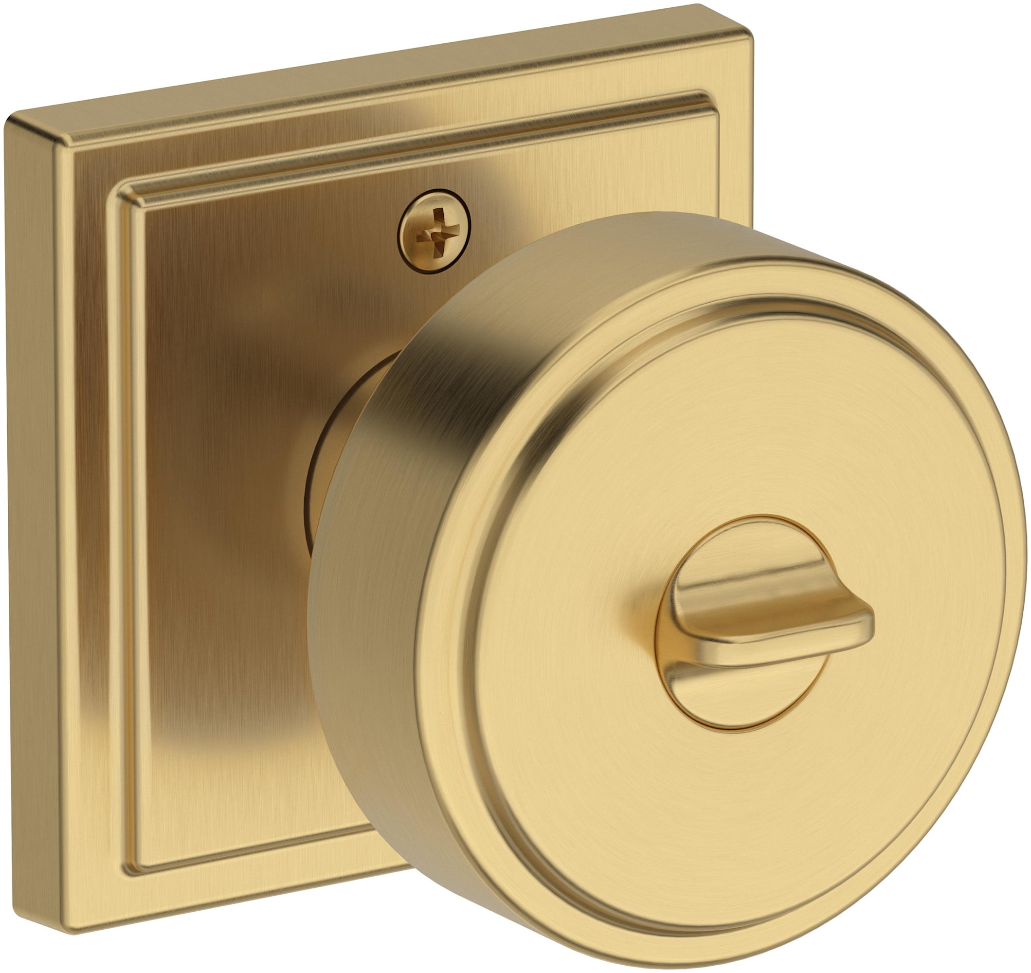 Baldwin ENVASSSR190SMC Vashon Single Cylinder Keyed Entry Door Knob Set - Black