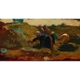thumbnail image 3 of Homer, Winslow 24x15 Black Modern Framed Museum Art Print Titled - Women Working in a Field, 3 of 5