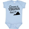 thumbnail image 3 of Inktastic Someone in Virginia Loves Me Boys or Girls Baby Bodysuit, 3 of 5