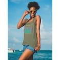 thumbnail image 2 of Beyond The Dimension Racerback Tank Women -Image by Shutterstock, Female Large, 2 of 4