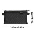 thumbnail image 7 of Tansparent Mesh Cosmetic Storage Bag,Zipper Pencil Case,Toiletries Handbag Stationery,Purse Organizer Pouches, 7 of 7
